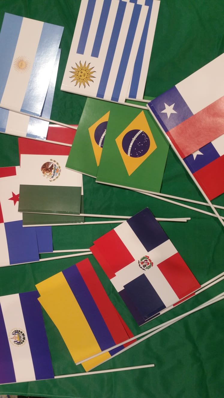 Banderitas de Papel con Palito 15×25cm